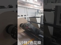 오토 종이 롤 로 롤 플렉소 프레스 머신 안일록스 및 사이클린러와 함께 구조를 빠르게 변경