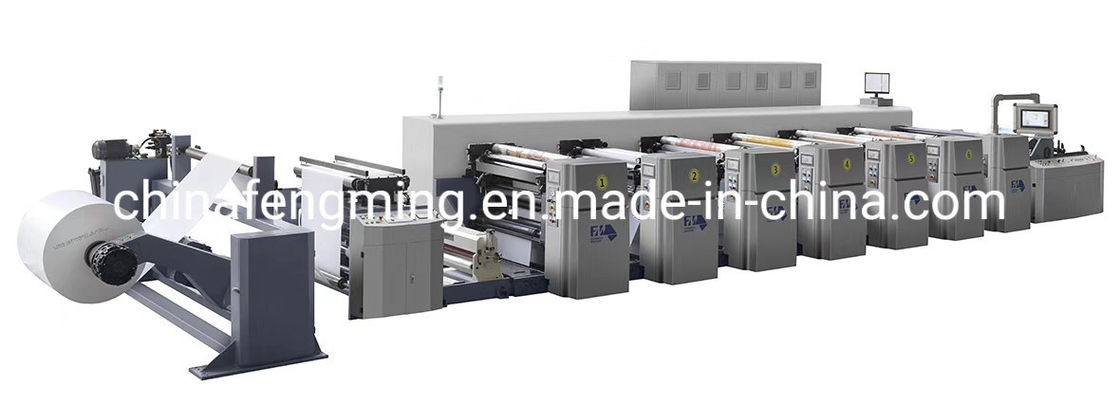 고속 1350mm 종이 봉지/컵 플렉서그래피 인쇄기 8색과 CE ISO9001