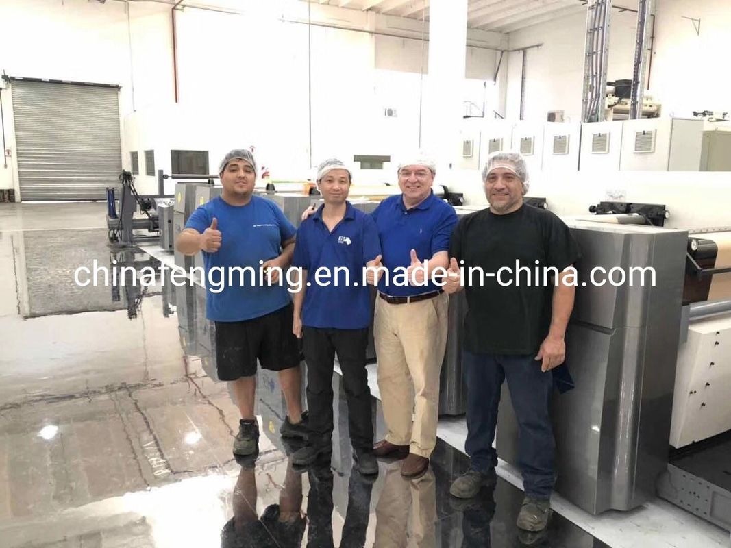 고속 1350mm 종이 봉지/컵 플렉서그래피 인쇄기 8색과 CE ISO9001