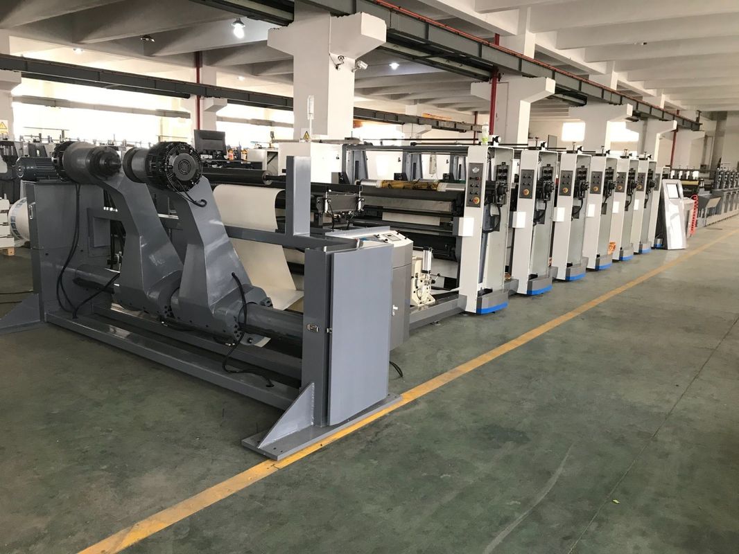 100mm 웹 롤러 지름과 UV IR 건조기로 PE 코팅 된 이중 플렉소 인쇄 기계