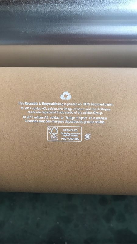 물 기반 잉크 플렉서그래피 종이 봉지 인쇄 기계 1020mm 1220mm 1320mm 단위 유형