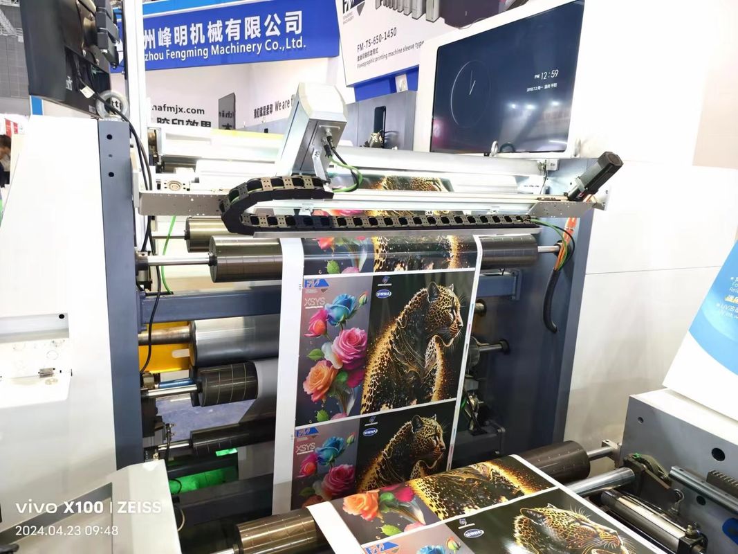 1830mm Max Die Cutting Width Sleeve Type 플렉소 인쇄기