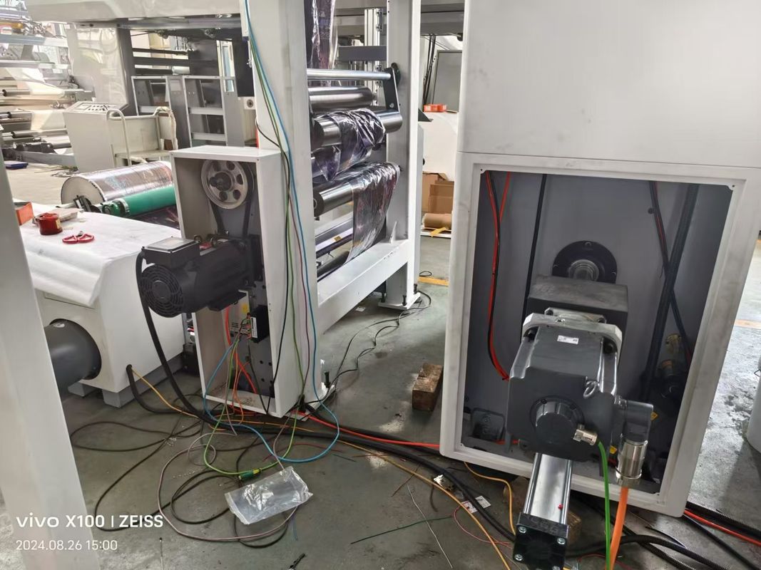 뜨거운 판매 10색 고속 플렉소 인쇄기 Bopp Mylar 가방 직무 없는 종이 컵 천 라벨 프린터