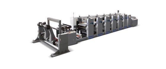 100mm 웹 롤러 지름과 UV IR 건조기로 PE 코팅 된 이중 플렉소 인쇄 기계