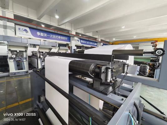 2색 4색 6색 롤 종이 플렉소 인쇄 기계 300-1200mm 반복 길이